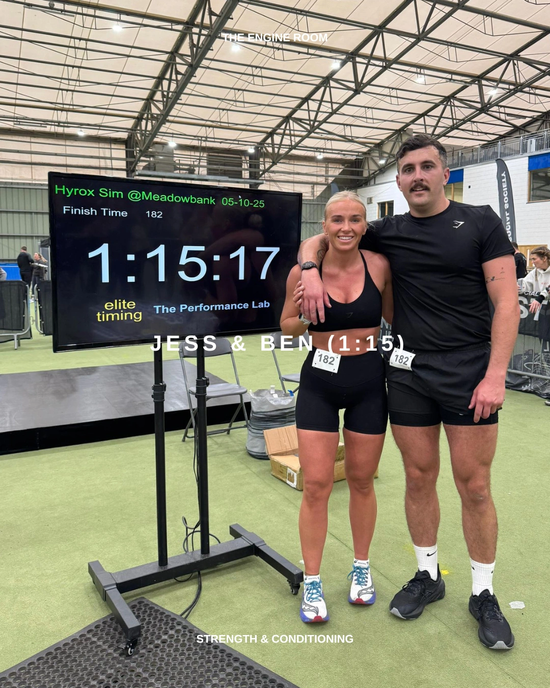 Jess completed a hyrox simulation