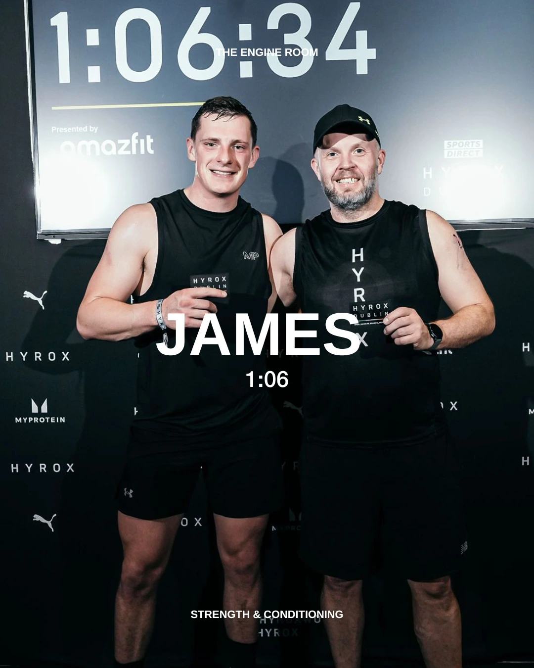 James completed Dublin hyrox