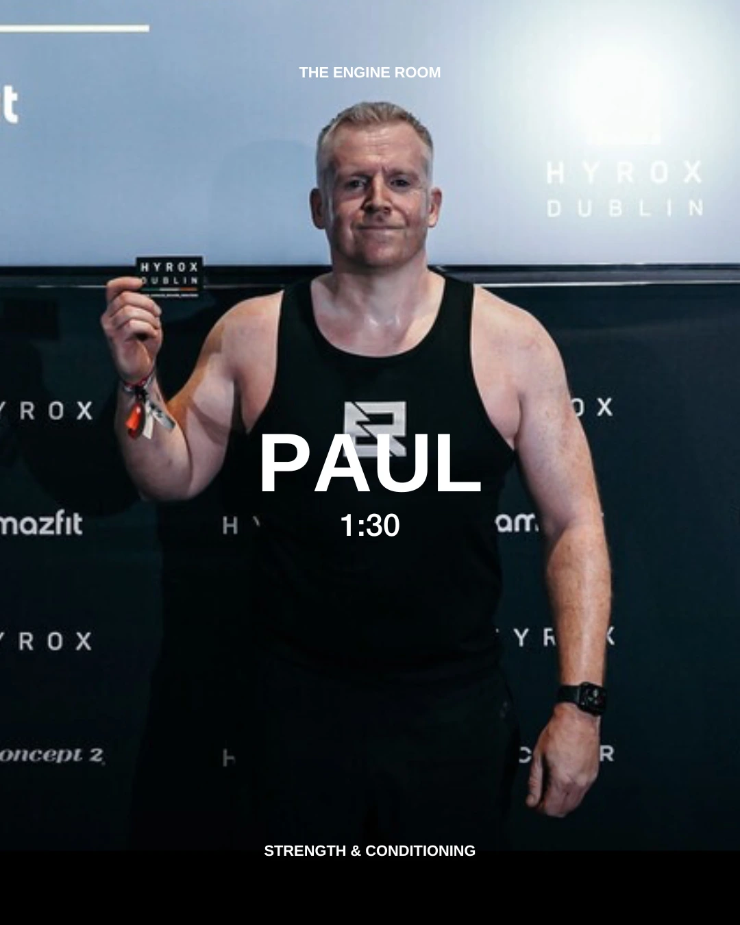 Paul completed Dublin hyrox